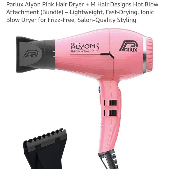 Parlux Alyon Pink Hair Dryer - Picture 1 of 6